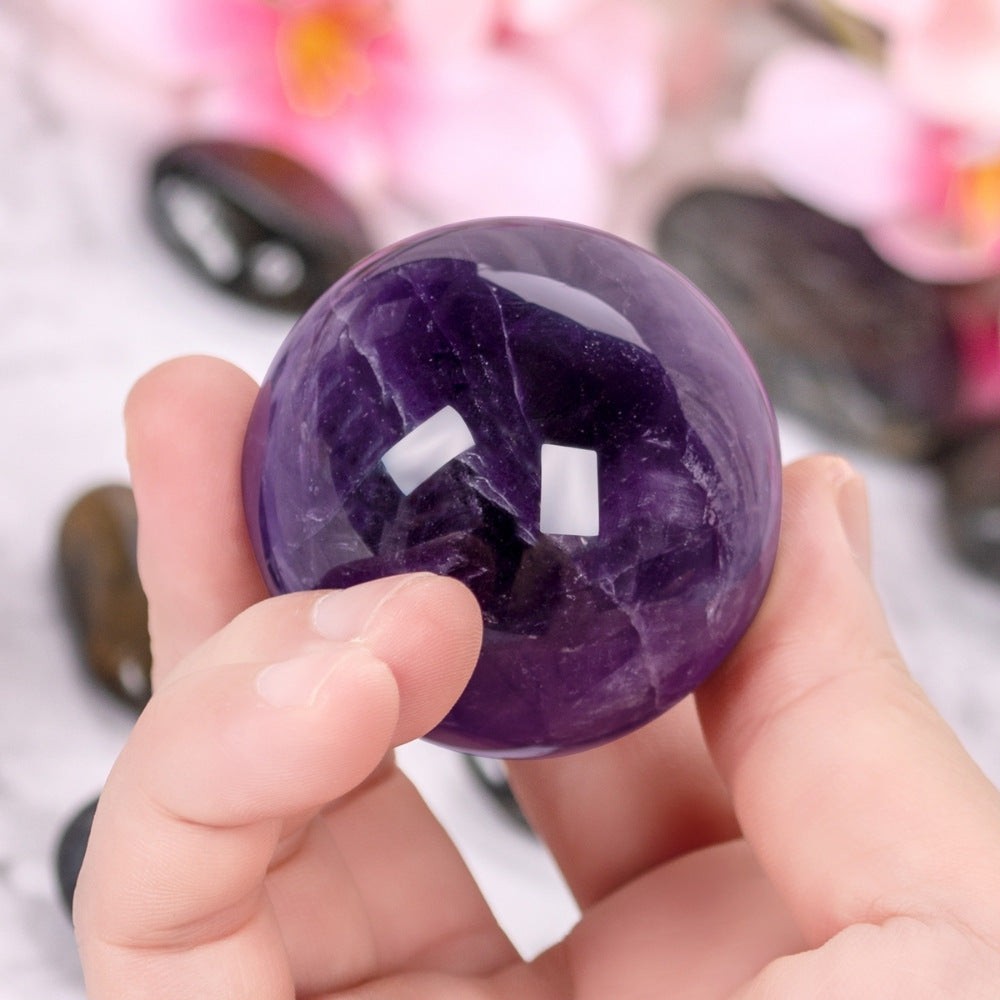 Polished Amethyst Crystal Ball – MindfulSouls