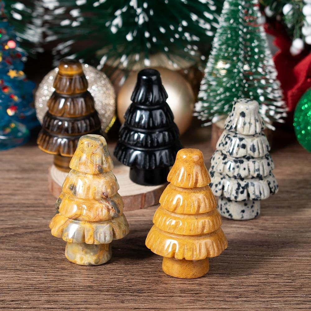 Image of Christmas Tree Crystal Carving  