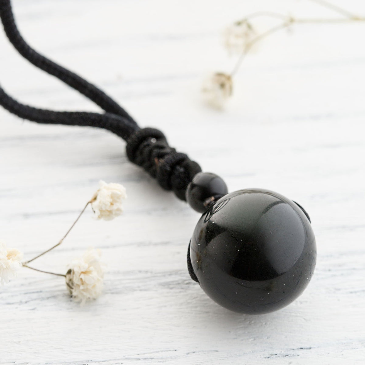 occult obsidian jewelry