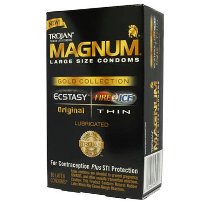 large condoms magnum trojan