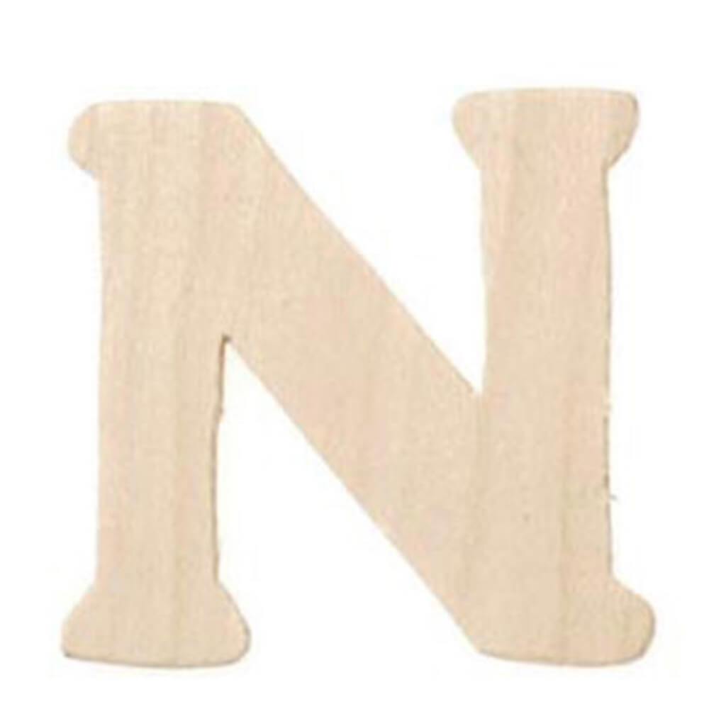 Darice Wood Shape Unfin Letter 4.25 A