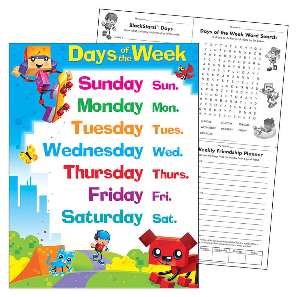 Chart With Days Of The Week