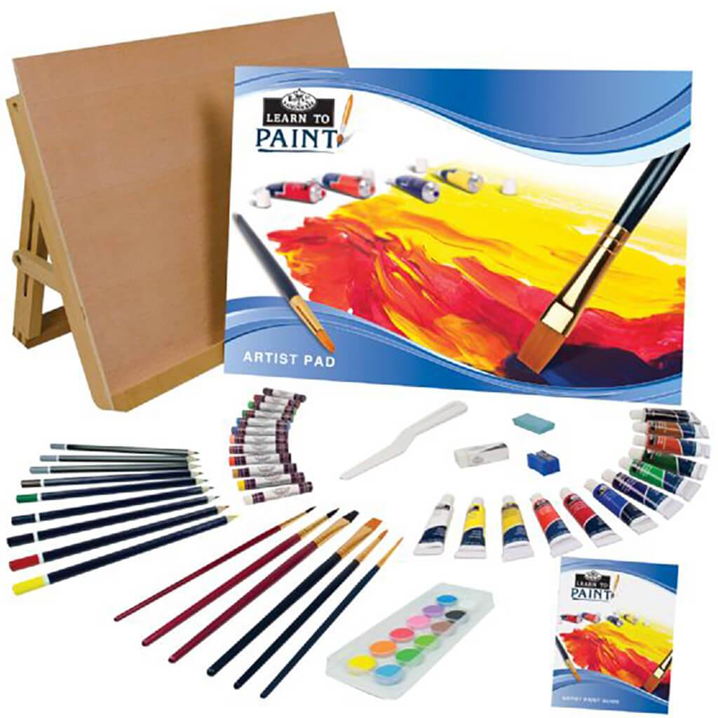 Paint set. Acrylic Paint Set 51 Art Set чемоданы коричнев. Artistic Pad. Painting Set DASEN High quality product.