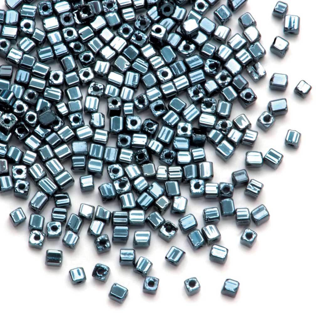 DARICE Jewelry Design Craft BEADS -2 Cut-Silver-Dark  Blue-Blue-Green-Multi-Color