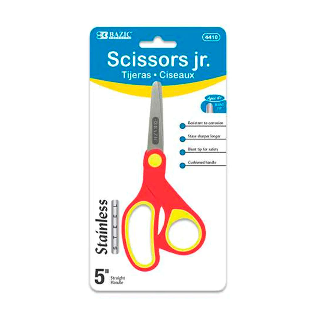 BAZIC 5-3/4 Two-Tone Soft Grip Kid's Scissors Bazic Products