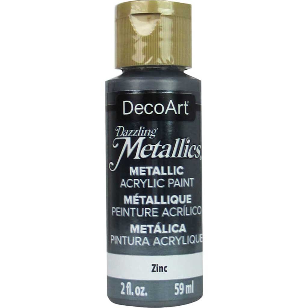 Decoart Dazzling Metallic Acrylic Craft Paints. 2oz / 59ml 