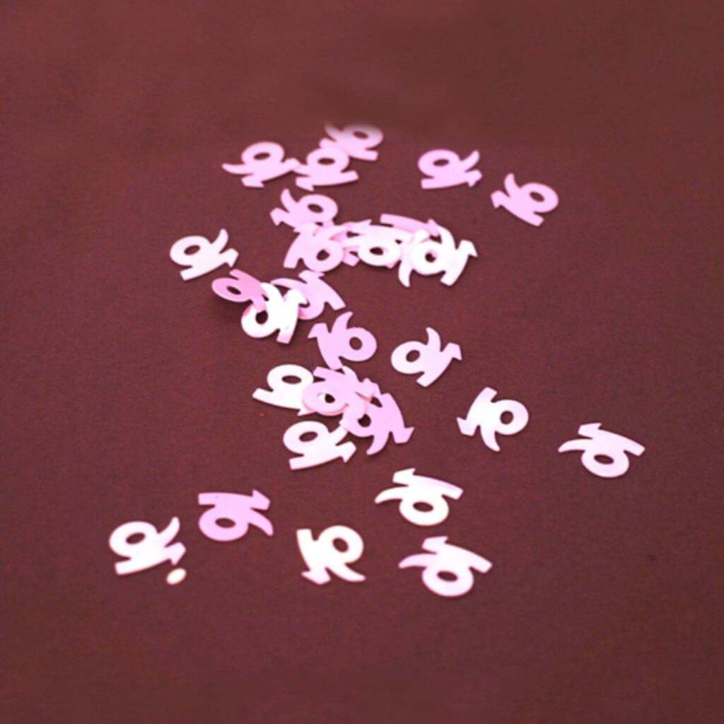Iridescent Snowflakes Confetti
