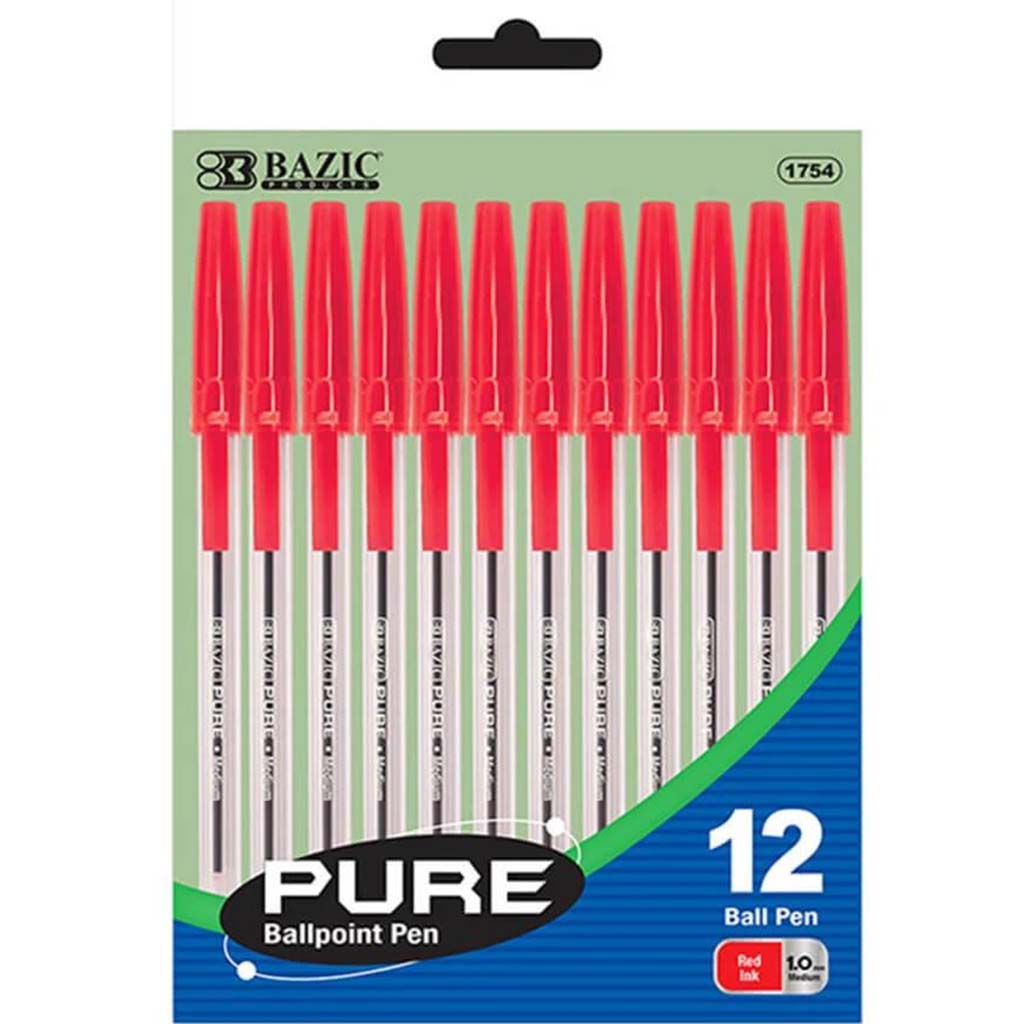 BAZIC 10 Pure Neon Color Stick Pen-pack of-144