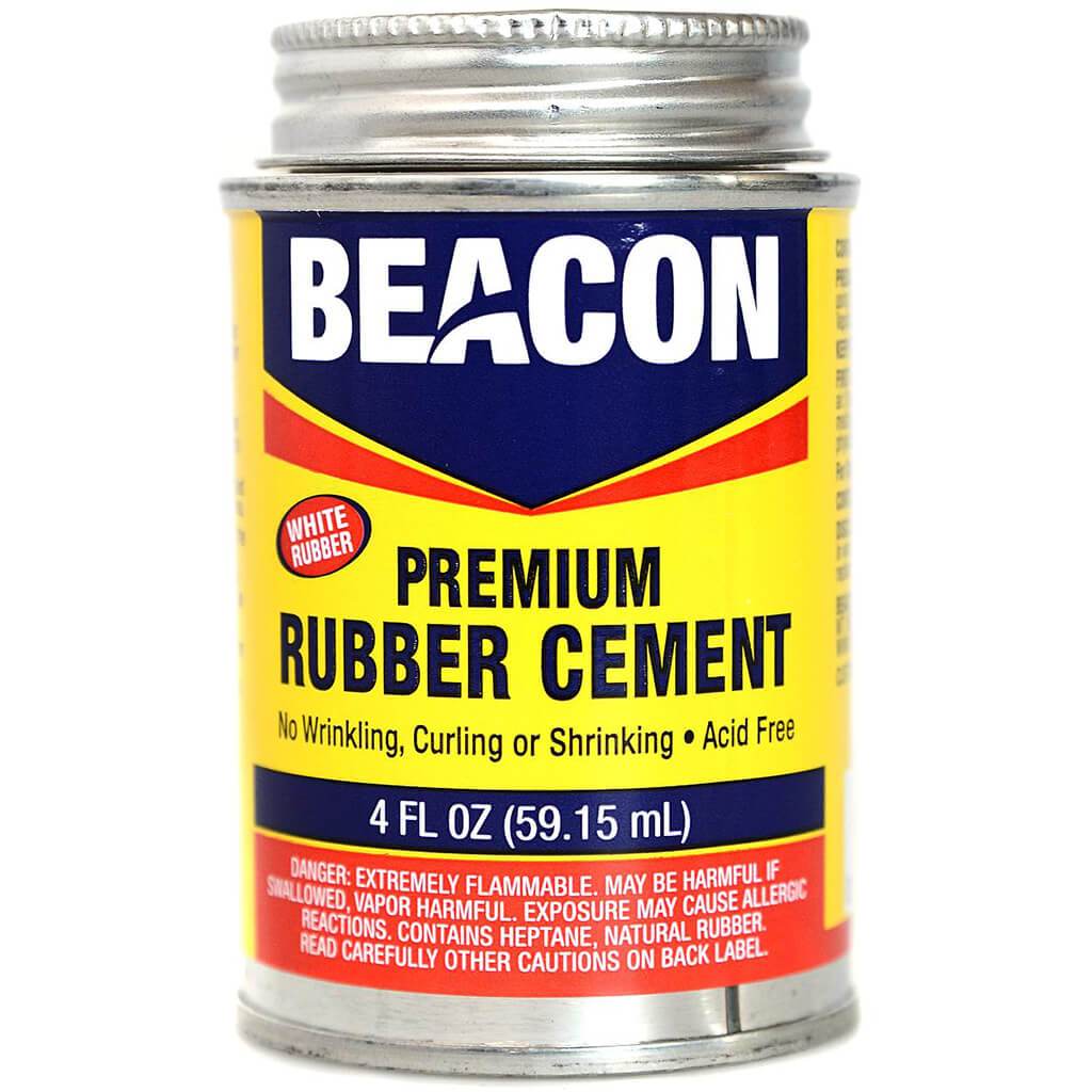 Best-Test One-Coat Rubber Cement 8oz