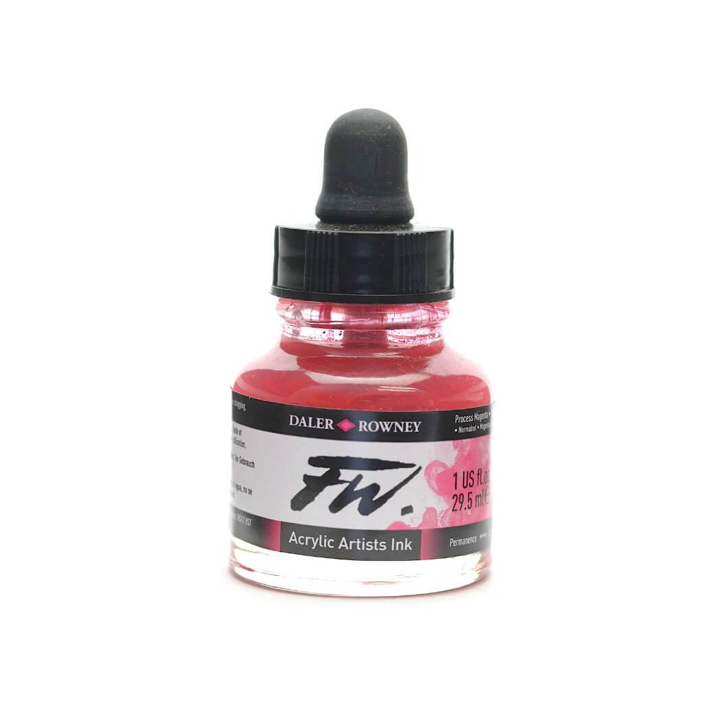 FW Pearlescent Acrylic Ink 1 oz Platinum Pink