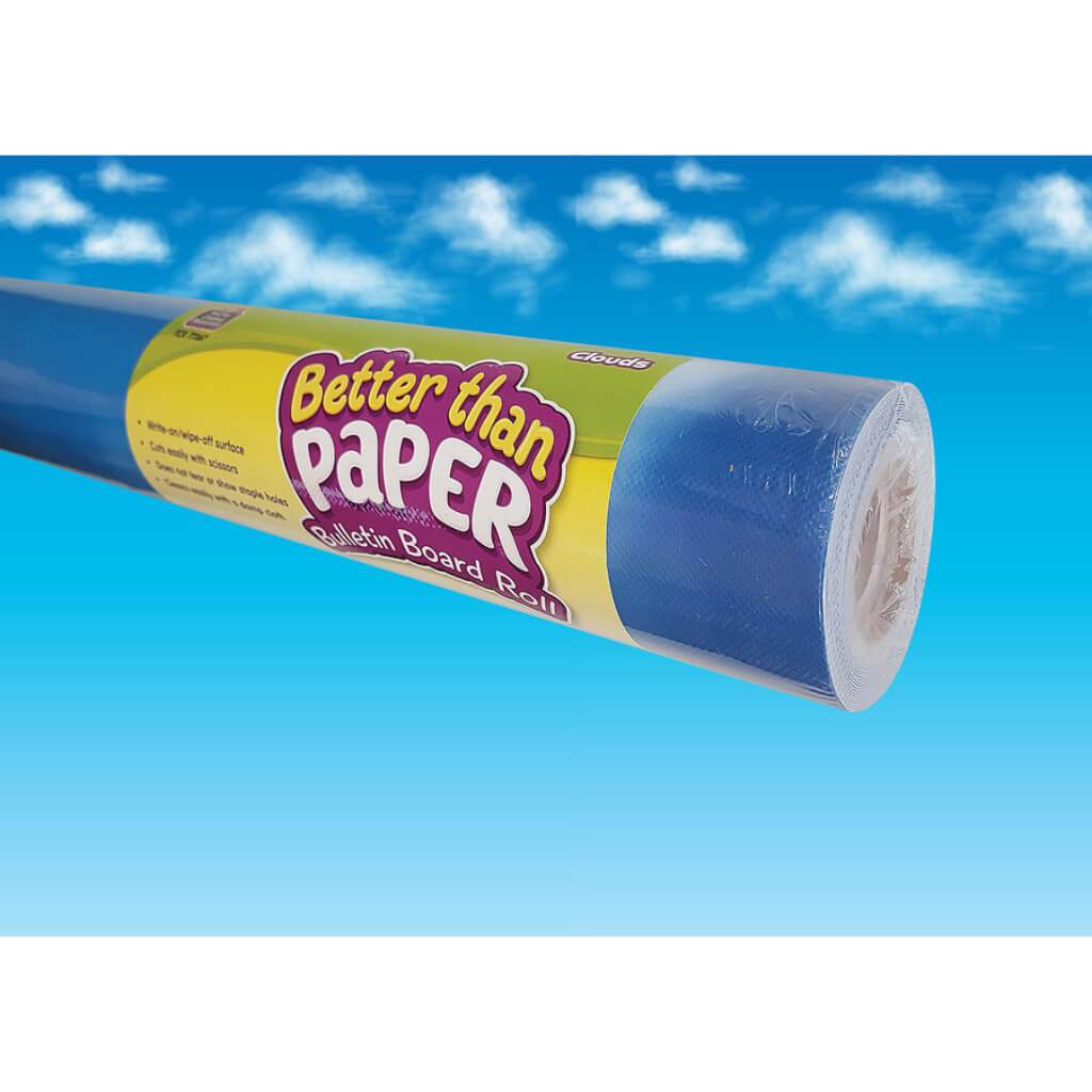 Better Than Paper Bulletin Board Roll - Vintage Blue Stripes