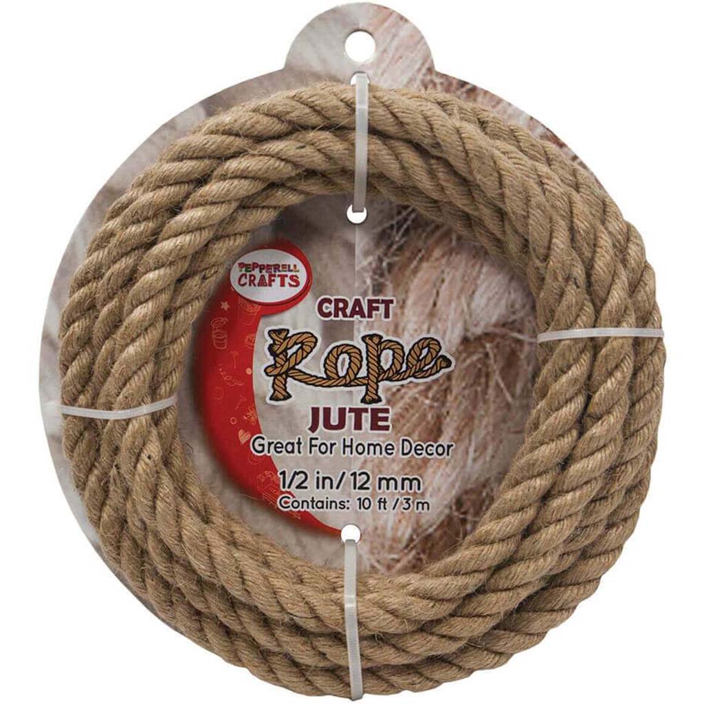 Cotton Craft Rope 1/4in x 20ft White - Creative Minds