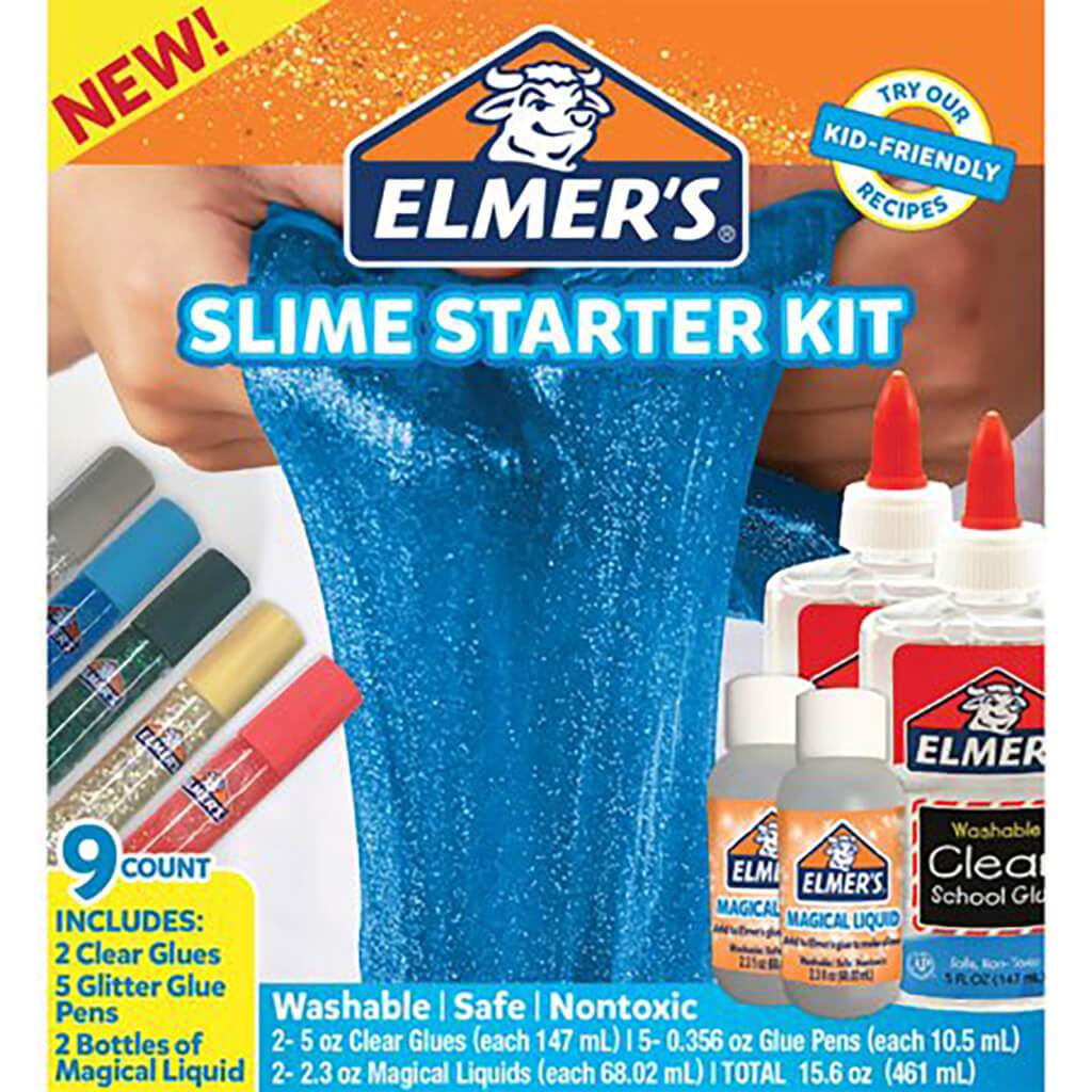 Elmer's Elmers Slime Activator  Magical Liquid for Scented Slime, Green  Apple, 8.75 oz. Bottle