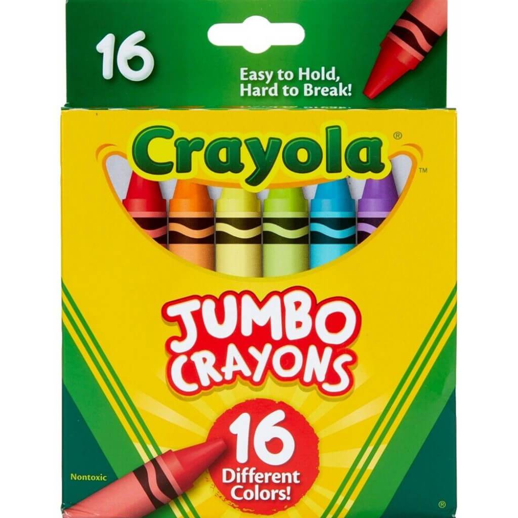 Crayola Jumbo Crayons 16/pkg