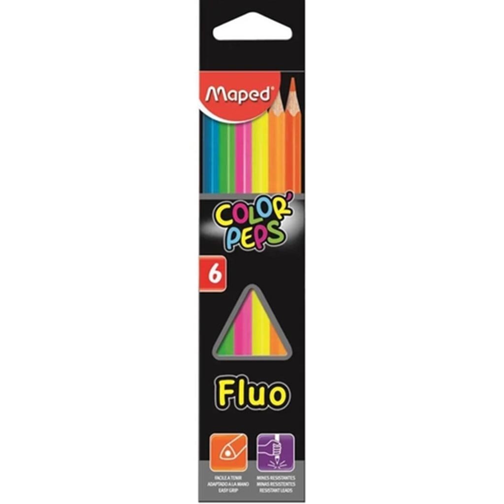 Maped набор цветных карандашей Colorpeps 6 цветов. Карандаши цвет.Maped (6цв.,Colorpeps) 832002. Карандаши цвет.Maped (6цв.,COLORPEPSFLUO). Цветные карандаши Maped Cosmic.