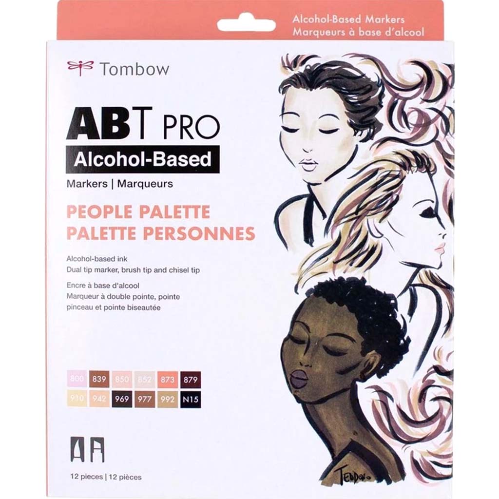 ABT PRO Brush 12-marker Set - Meininger Art Supply