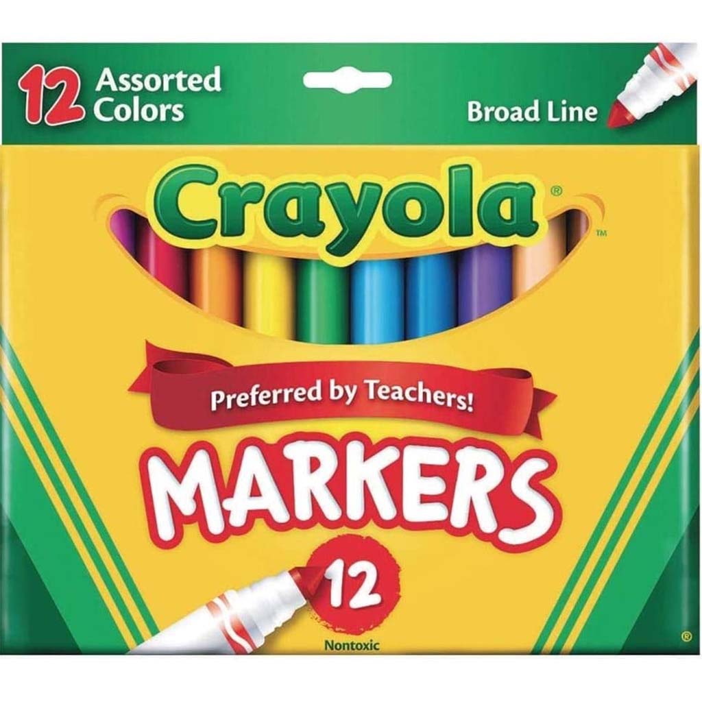 Washable Slim Dry Erase Markers, 10 Count