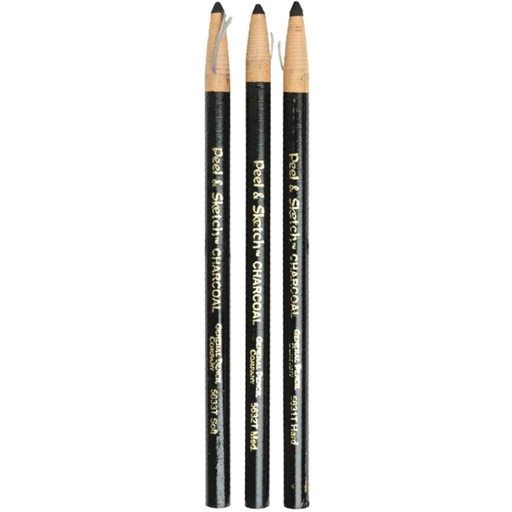 Peel & Sketch Charcoal Pencil 5631T Hard