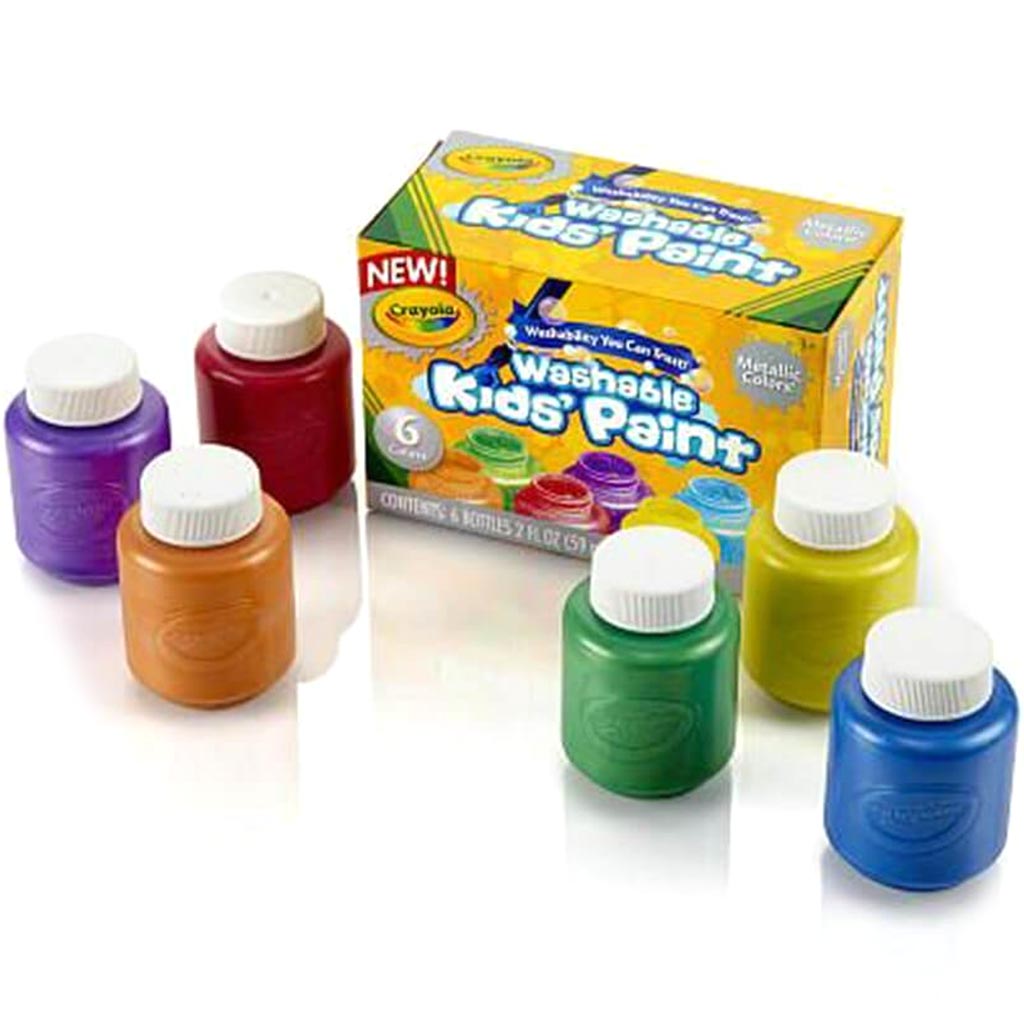 Crayola 10ct 2oz Washable Kids Paint Classic Colors