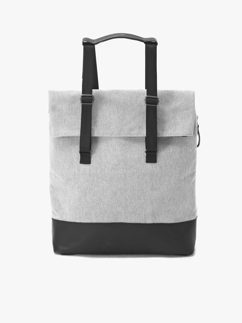 canvas bag with leather