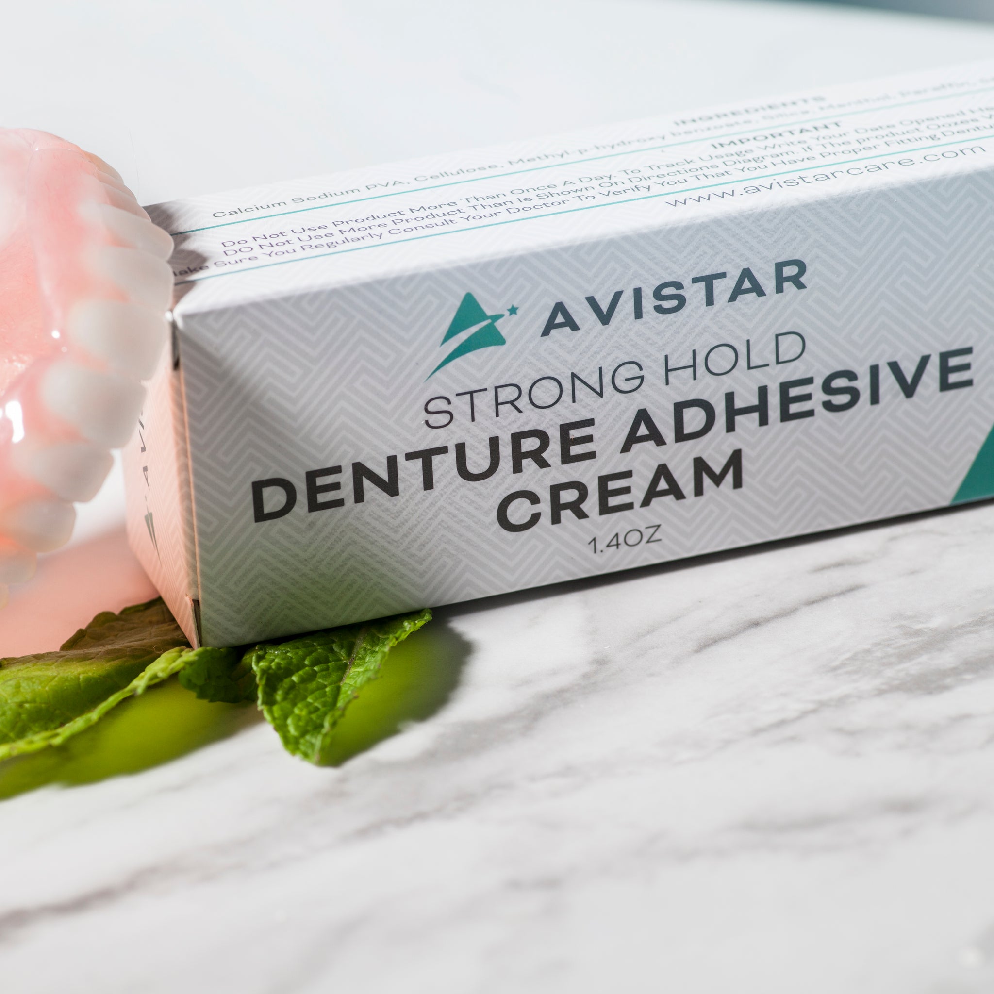 Denture Adhesive Cream 5 Pack (Mint Flavour) avistarcare