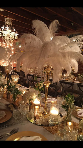 Feather centerpiece