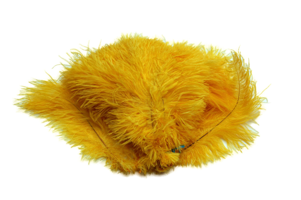 BULK 1/2lb Ostrich Feather Tail Plumes 15-20 (Fuchsia) for Sale