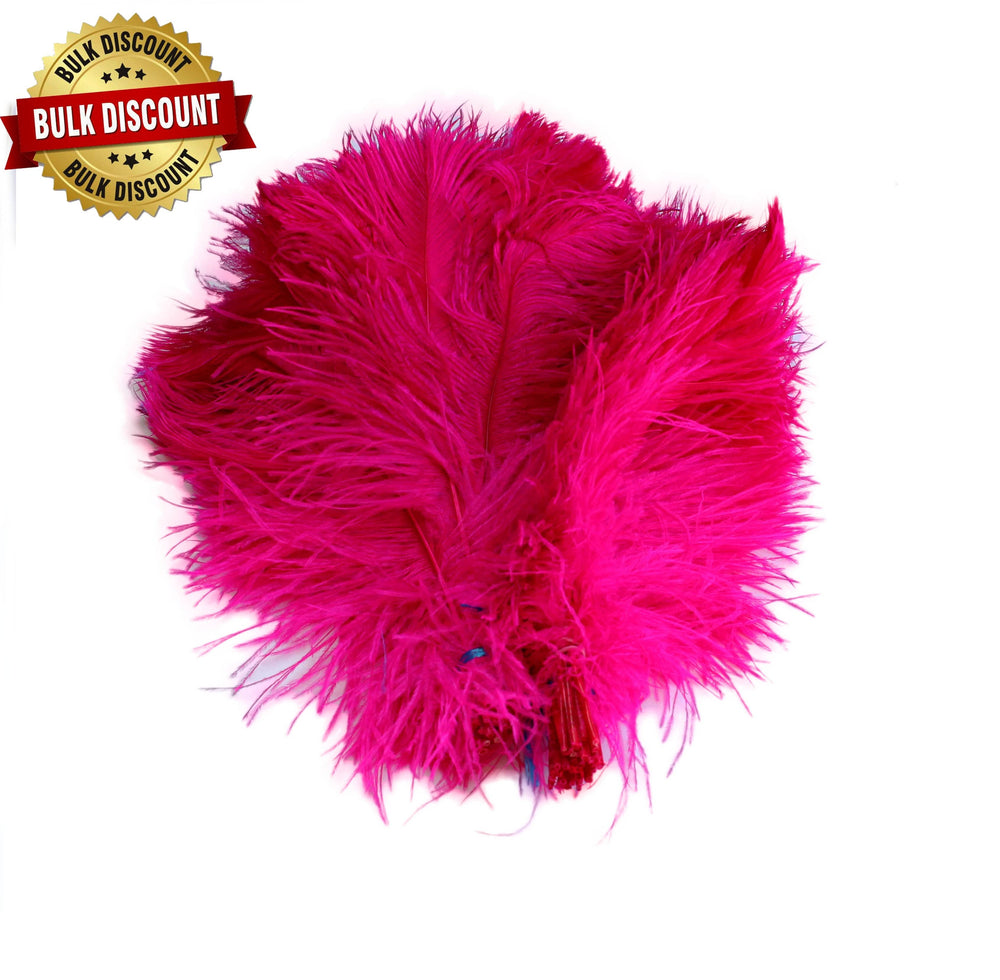  10/100pcs 30-35cm Ostrich Feathers,Fluffy Pink Ostrich Plume  Feathers For Vase Decoration Wedding Party Supplies Natural Ostrich Plume  Crafts Ostrich Feathers ( Color : Leather pink , Size : 10PCS ) 