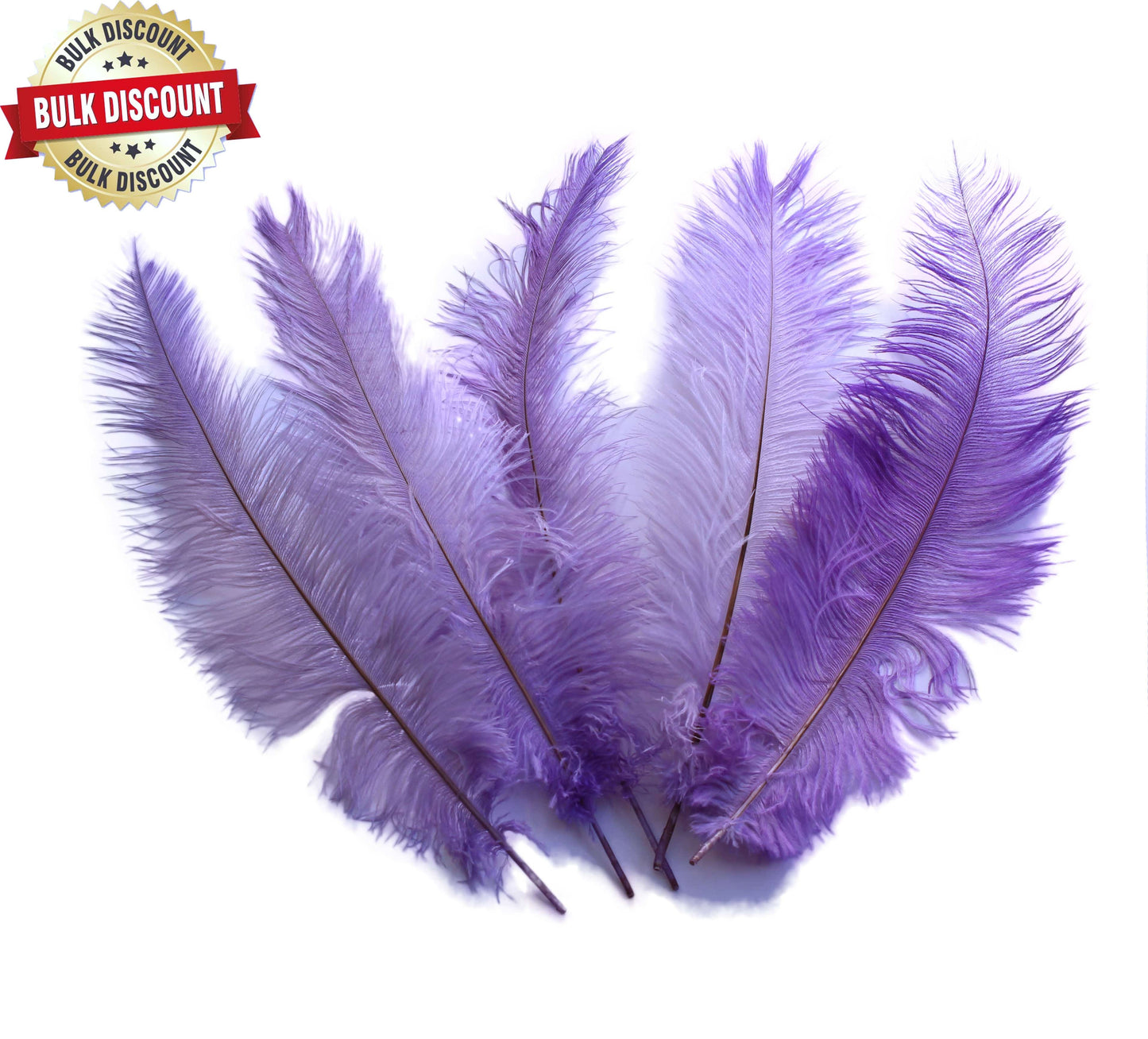 BULK 1/4lb Ostrich Feather Spad Plumes 12-16 (Purple) for Sale Online