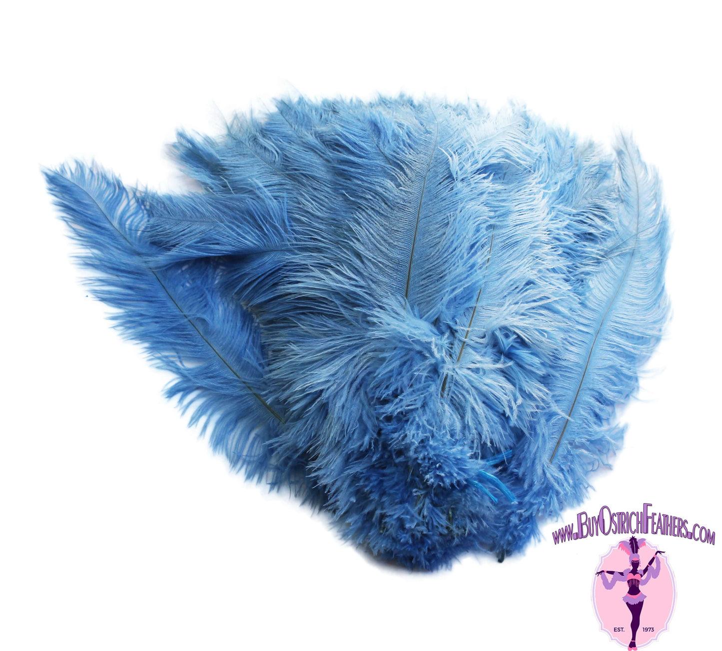 Ostrich Feather Spad Plumes 16-20 (White) for Sale Online