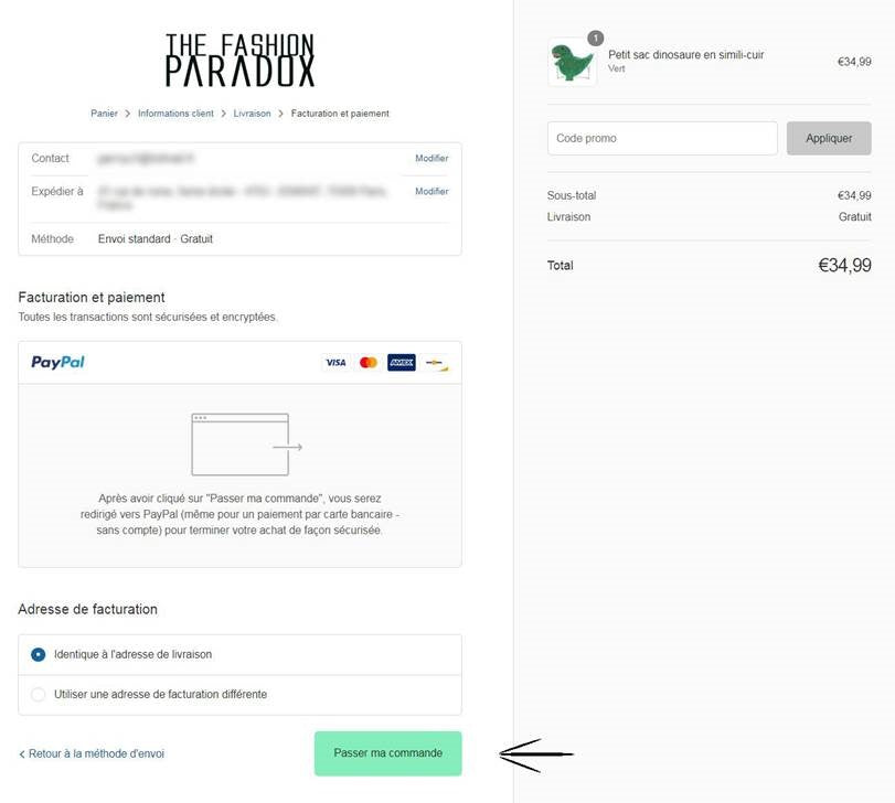 payment methods the fashion paradox credit card or paypal