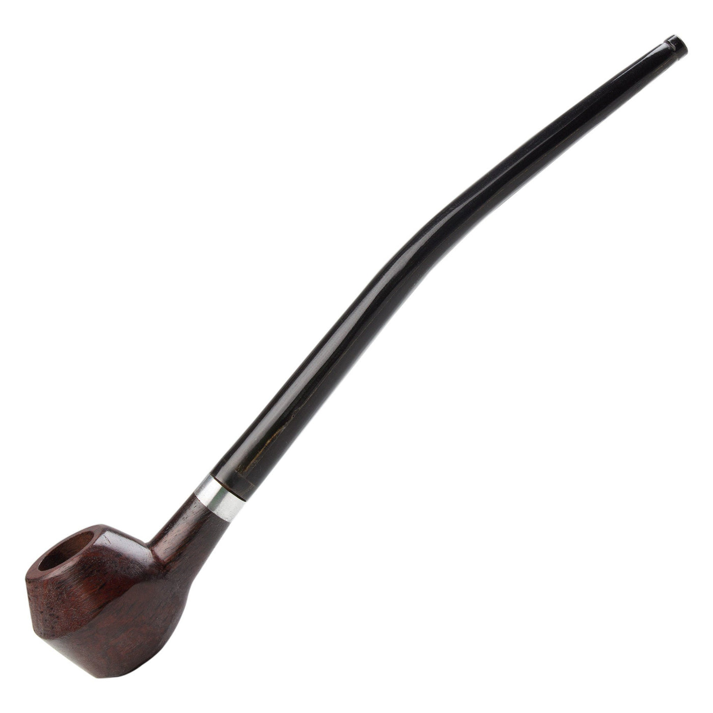 Extra Long Wood Gandalf Pipe Brown With Black Handle