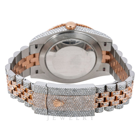 Rolex Datejust Diamond Watch, 126331 41mm, Brown Dial With 22.75 CT Diamonds