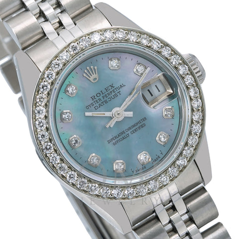 rolex oyster perpetual datejust womens with diamonds