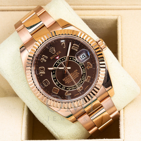 18K Rose Gold Rolex Sky-Dweller 326935 