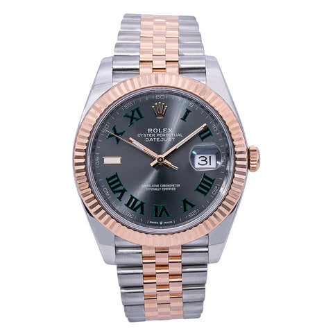 rolex datejust 41mm two tone jubilee