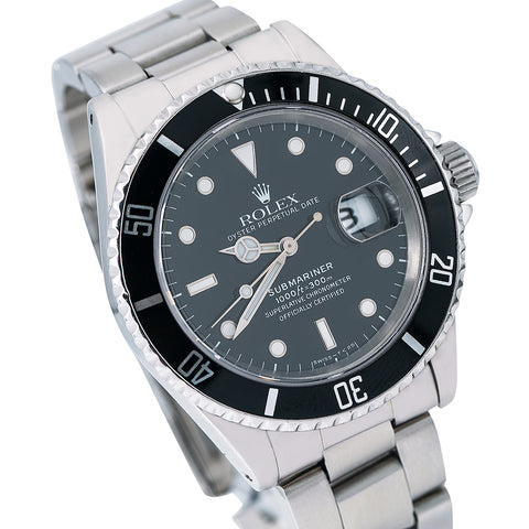 submariner rolex black face