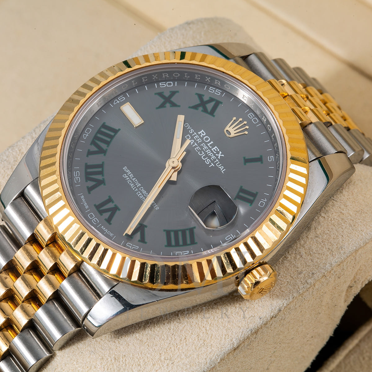 rolex datejust 41 gray dial