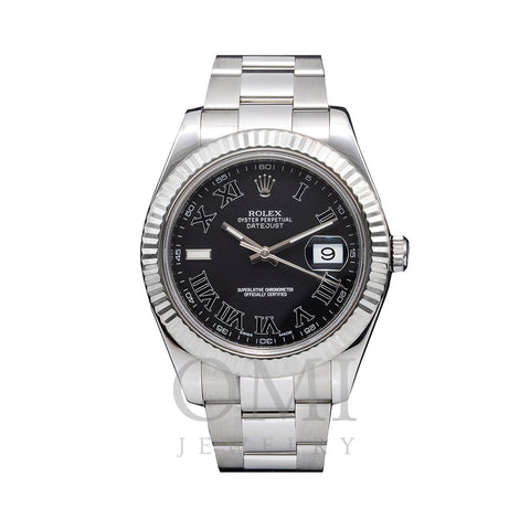 rolex datejust 41mm roman numeral