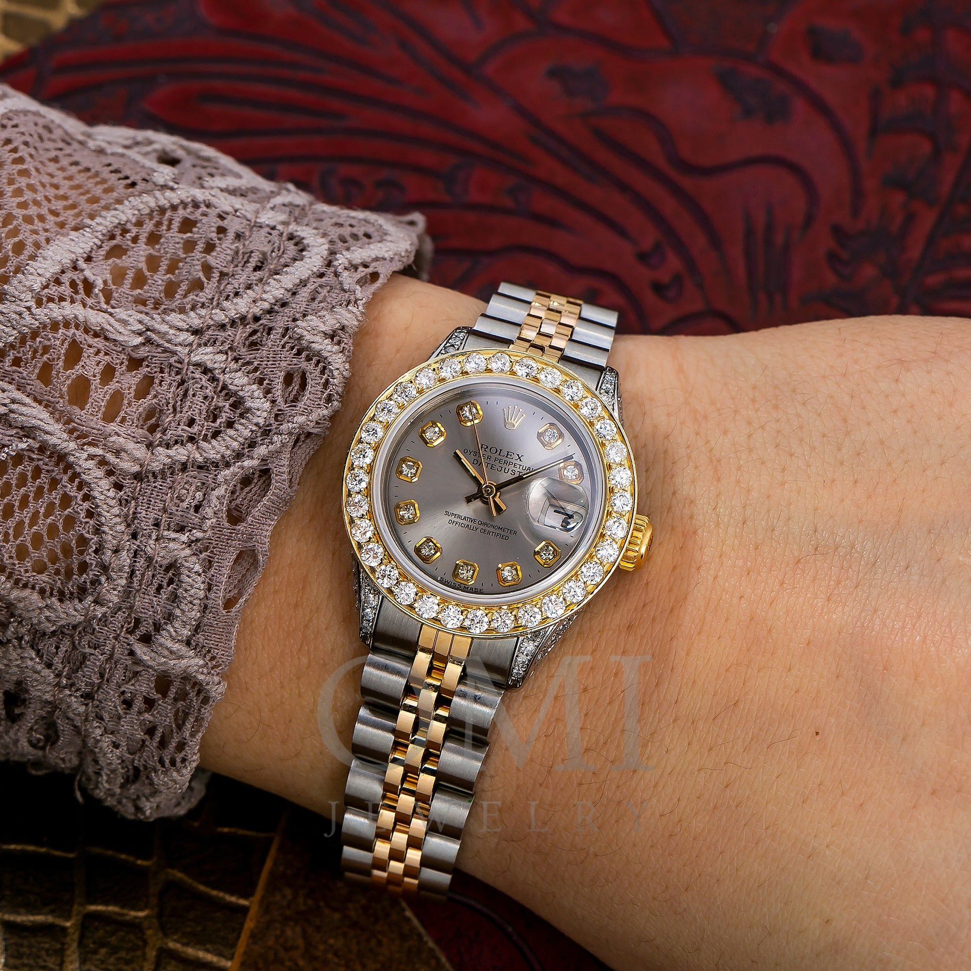 Rolex 6917 26MM Silver Diamond Dial With Two - OMI Jewelry