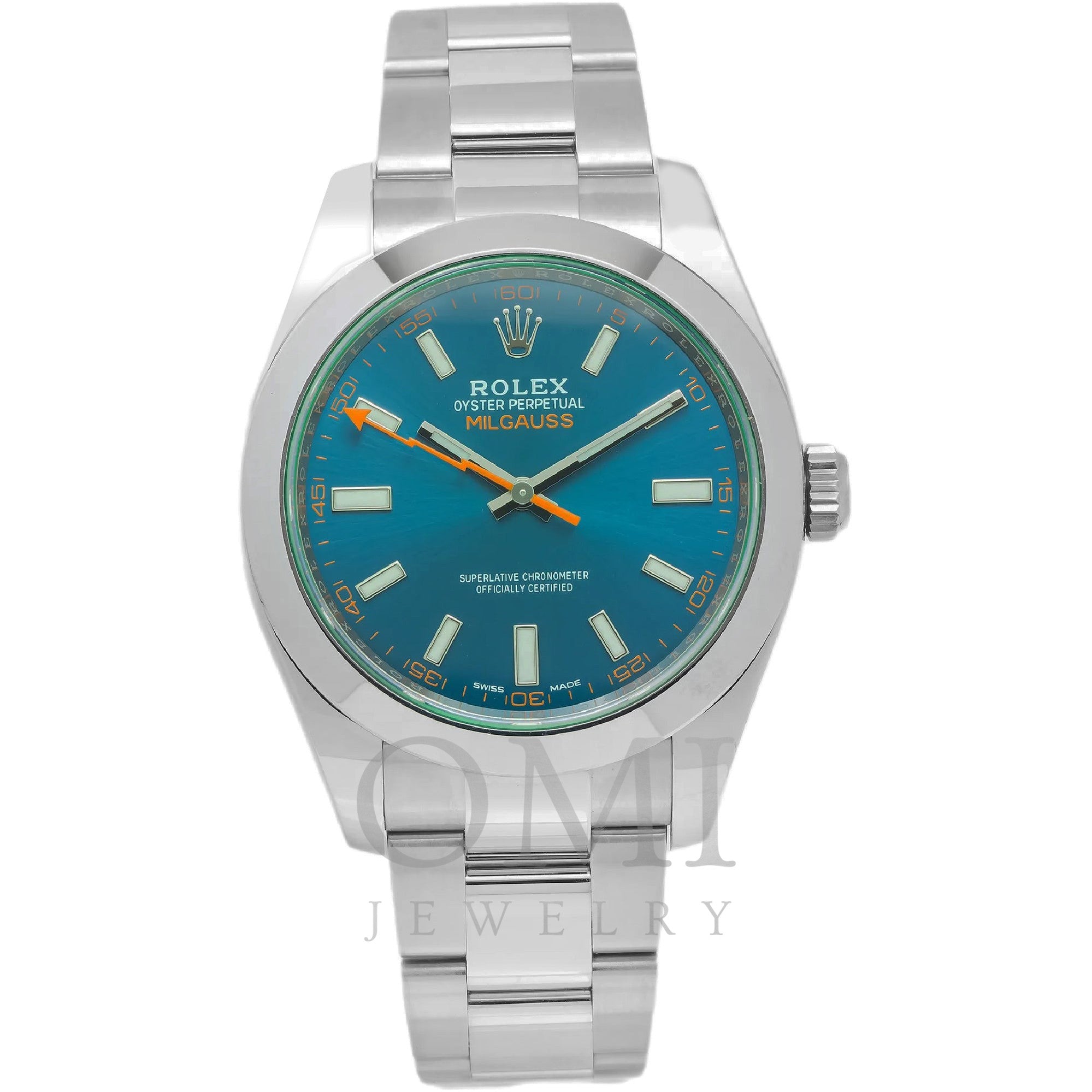 Rolex Oyster Perpetual 116400GV 40MM Blue - OMI Jewelry