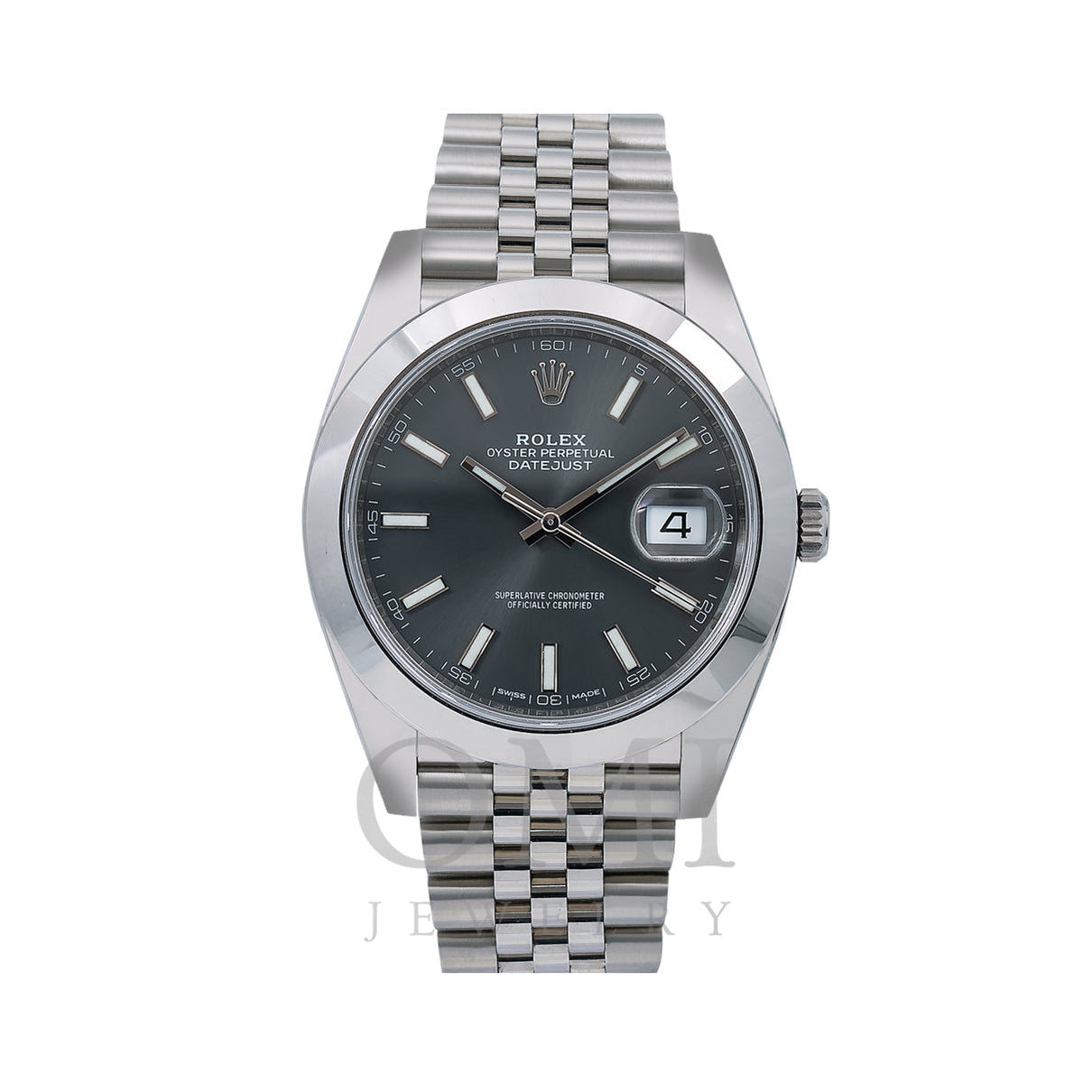 Rolex Datejust 126300 41MM Black Dial With Stainless Steel Bracelet