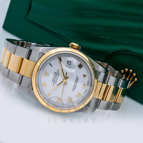 Rolex Datejust 16203 36MM White Dial 