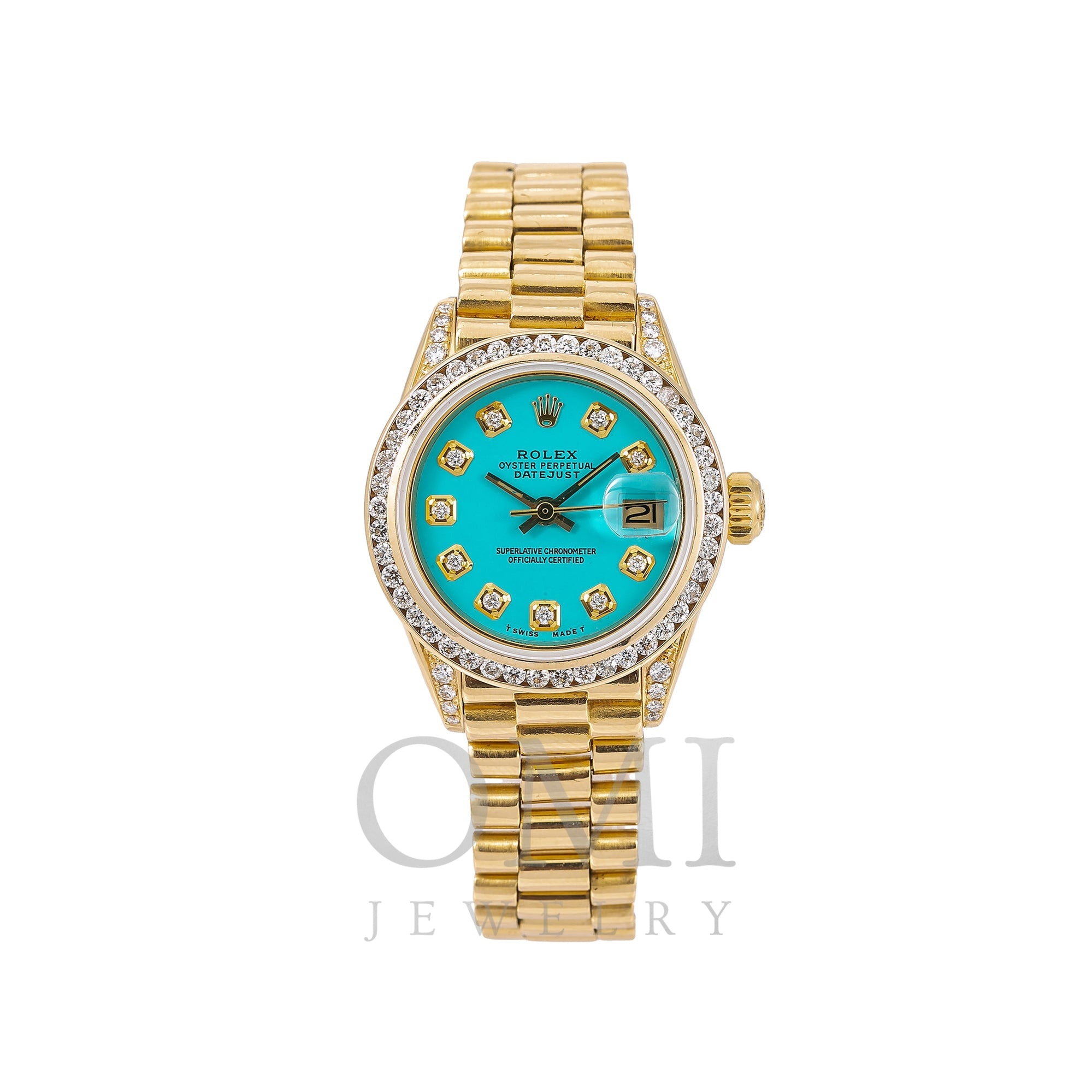 turquoise dial rolex