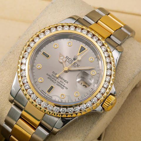 rolex submariner diamond bezel