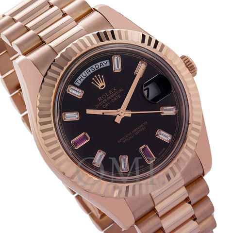 rolex rose gold presidential 41mm