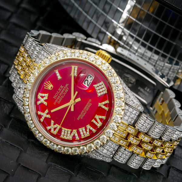 red bust down rolex