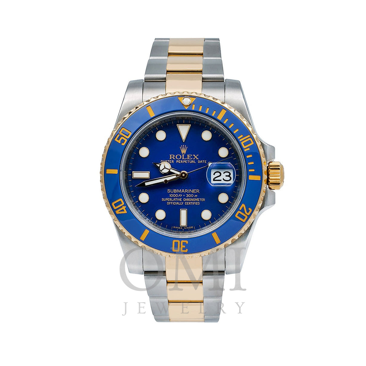 rolex submariner blue and silver