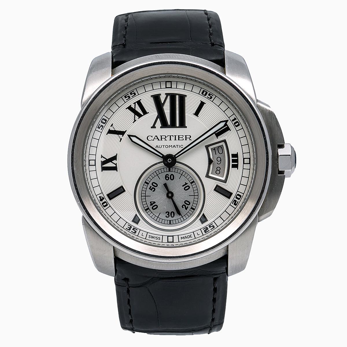 cartier calibre white dial