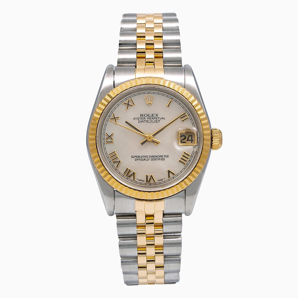 Rolex Datejust 68273 31mm Silver Dial 